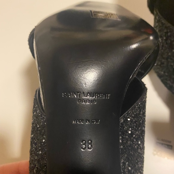 Brand New Saint Laurent LouLou Mule Sandals - Picture 3 of 6